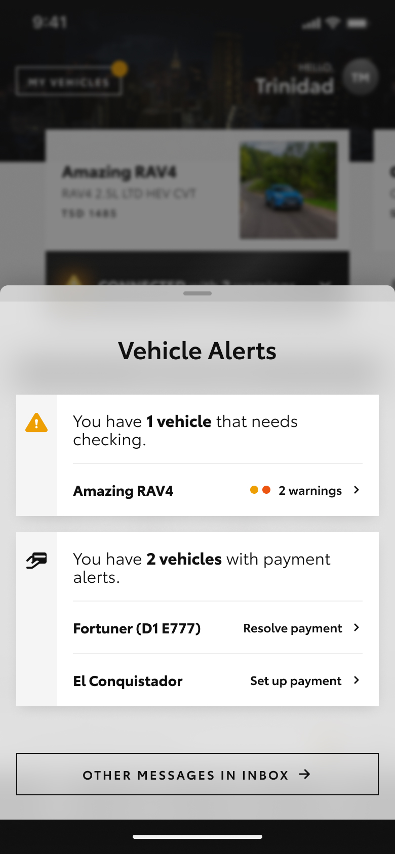 Home_Vehicle Alerts (Minor Alerts)_GDCM2